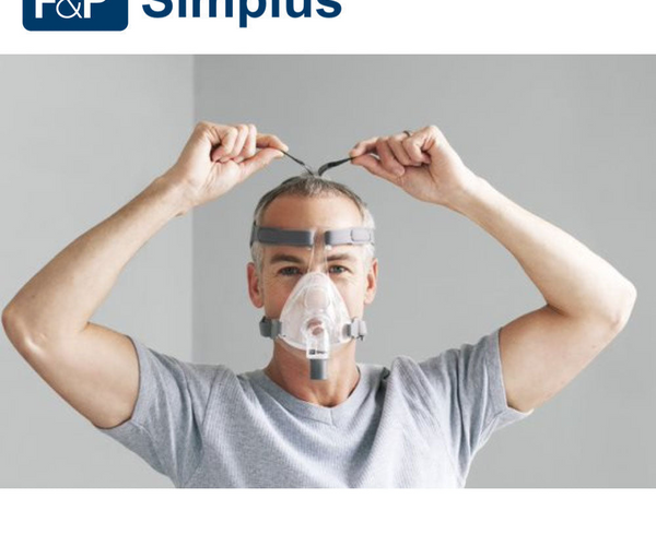 Simplus Mサイズ　cpap加湿器 F&P Simplus Full Face CPAP Mask – cpapmiami