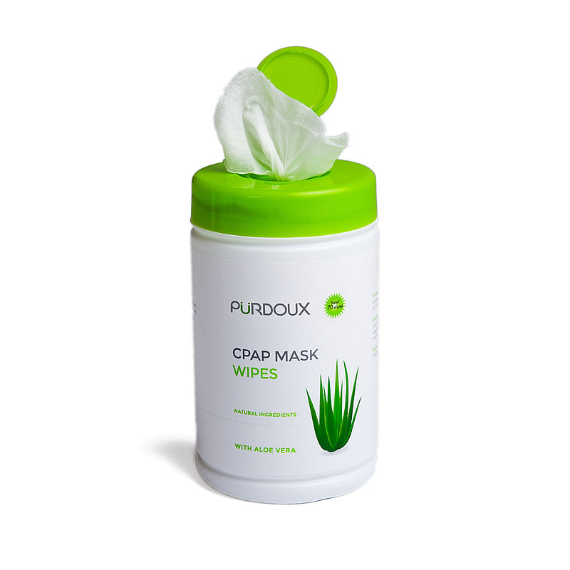 PÜRDOUX™ CPAP Mask Wipes With Aloe Vera