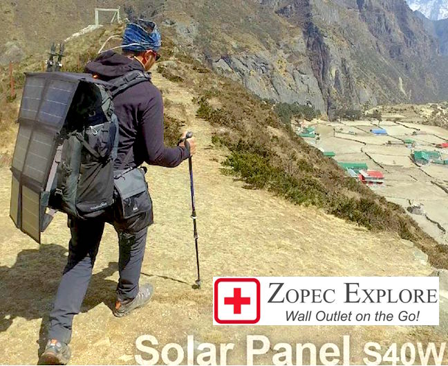 Zopec EXPLORE Solar Panel Charger